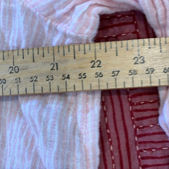 Vintage paisley / striped coverup / after swim robe - Picture 9 of 16